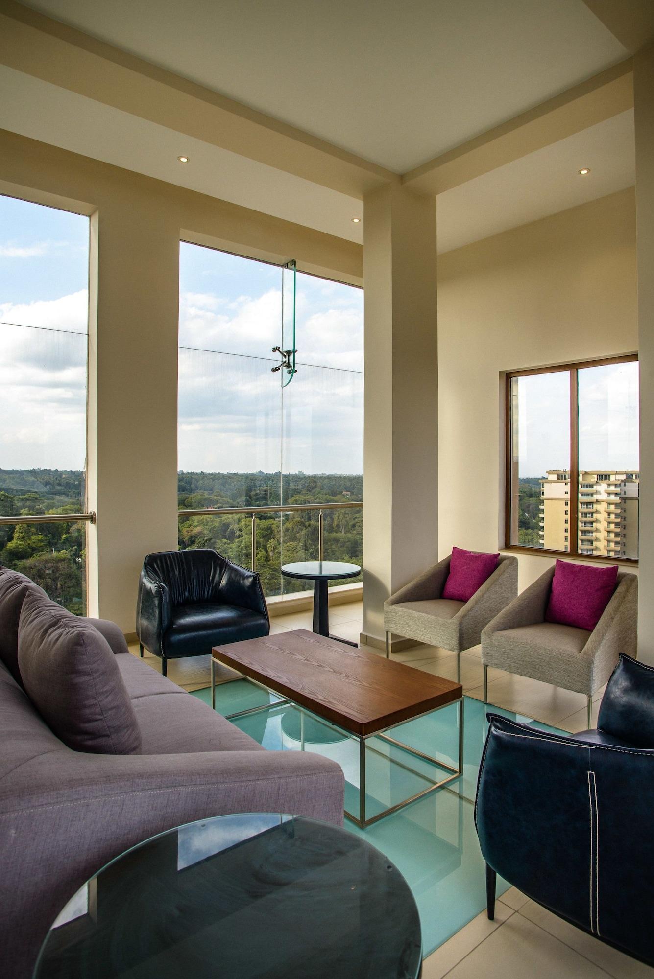 The Concord Hotel & Suites Найробі Екстер'єр фото A living room at the JW Marriott Hotel, Bengaluru
