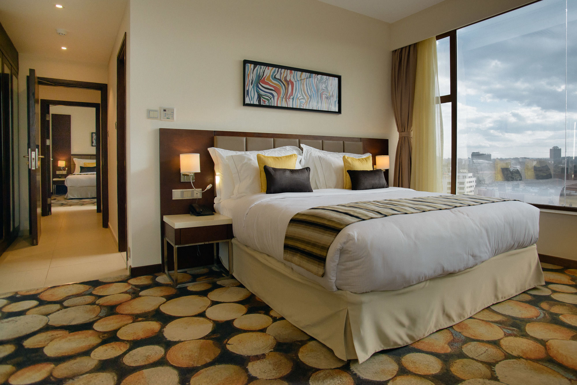 The Concord Hotel & Suites Найробі Екстер'єр фото A bedroom at the hotel